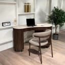 Eetkamerstoel Micah Hush Walnut - Livingfurn