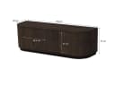 TV meubel Novero Espresso 140cm - Livingfurn
