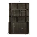 Wandkast Novero Espresso 145cm - Livingfurn