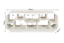 TV Meubel Brix Morgan Off White - Livingfurn