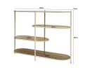 Wandkast Brix Jill Off White 90cm - Livingfurn