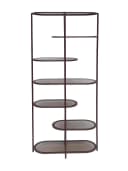Wandkast Brix Jill Burgundy 190cm - Livingfurn