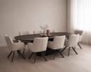 Eettafel Novero Espresso 280cm - Livingfurn