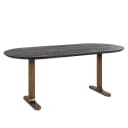 Eettafel Revelin black/gold 200 - Richmond Interiors