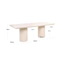 Outdoor eettafel Urban Bloom sandstone 230 - Richmond Interiors
