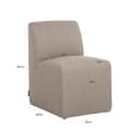 Outdoor eetkamerstoel Riva taupe - Richmond Interiors