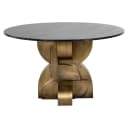 Eettafel Maddox black/gold 130Ø - Richmond Interiors
