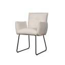 Dante Armstoel - fabric Teddy MJ81 White - Tower Living