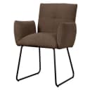 Dante Armstoel - fabric Teddy MJ87 Dark brown - Tower Living