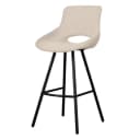 Campo Barstoel - fabric Teddy MJ81 White - Tower Living