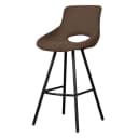 Campo Barstoel - fabric Teddy MJ87 Dark brown - Tower Living