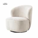 Belvi Fauteuil - fabric AJ3019-08 Cream (draaibaar) - Tower Living