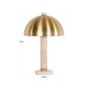 Tafellamp Jara brushed gold - Richmond Interiors