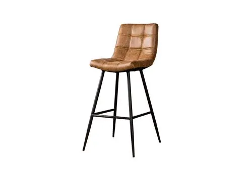 Navarra Barstoel - fabric Cognac - Tower Living
