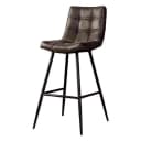 Navarra Barstoel - fabric Antracite - Tower Living