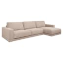 Bank Trentino cayenne brown 3,5-seater + lounge left or right - Richmond Interiors
