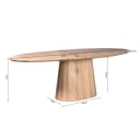 Eettafel Riga | 240 cm | Naturel Eiken - Starfurn