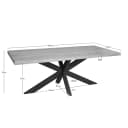 Eettafel Dakota | 200 cm | Rechthoek - Starfurn