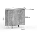 Kabinet kast Solana | 115 cm | Naturel - Starfurn
