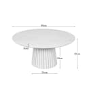 Salontafel Solana Zand Mangohout 50 cm - Starfurn