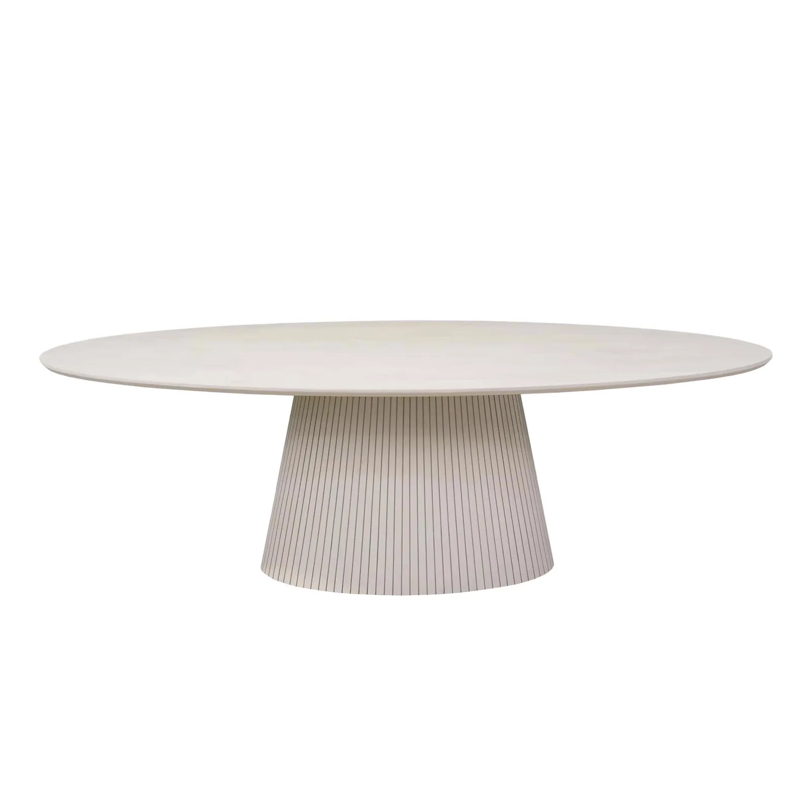 Ovale eettafel Solana Zand Mangohout 240 cm - Starfurn