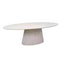 Ovale eettafel Solana Zand Mangohout 240 cm - Starfurn