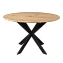 Eiken eettafel Ferris | Rond 130 cm | Naturel - Starfurn