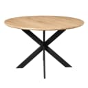 Eiken eettafel Ferris | Rond 130 cm | Naturel - Starfurn