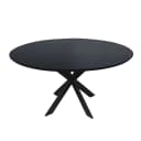 Ronde eettafel Ferris Zwart Eikenhout 150 cm - Starfurn