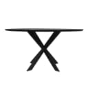 Ronde eettafel Ferris Zwart Eikenhout 150 cm - Starfurn