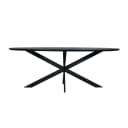 Eiken eettafel Ferris | Ovaal 210 cm | Zwart - Starfurn