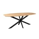 Eiken eettafel Ferris | Deens Ovaal 200 cm | Naturel - Starfurn