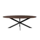 Eiken eettafel Ferris | Ovaal 280 cm | Brown - Starfurn