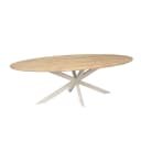 Eiken eettafel Ferris | Ovaal 280 cm | Naturel | Poot Sand - Starfurn