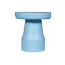 Bijzettafel Drum Blauw Mangohout 40 cm - Starfurn