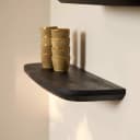 Wandplank Gusta Black | 60 cm | Set van 3 - Starfurn