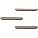 Wandplank Gusta Brown | 60 cm | Set van 3 - Starfurn