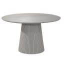 Ronde eettafel Solana Taupe Mangohout 130 cm - Starfurn