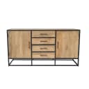 Dressoir Dakota Naturel Mangohout 165 cm - Starfurn