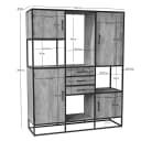 Vakkenkast Dakota Supreme XXL | 160 cm - Starfurn