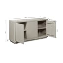 Dressoir Brussel Zand Mangohout 150 cm - Starfurn