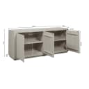 Dressoir Brussel Zand Mangohout 200 cm - Starfurn