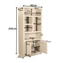 Vakkenkast Brussel Sand | 90 cm - Starfurn