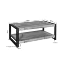 Salontafel Britt | 110 cm | onderblad - Starfurn