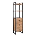 Boekenkast Britt | 55 cm | drie lades - Starfurn