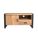Tv meubel Britt | 110 cm | met deur en open vak - Starfurn