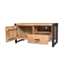 Tv meubel Britt | 110 cm | met deur en open vak - Starfurn