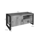 Tv meubel Britt | 110 cm | met deur en open vak - Starfurn