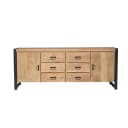Dressoir Britt Naturel Mangohout 200 cm - Starfurn
