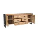 Dressoir Britt Naturel Mangohout 200 cm - Starfurn